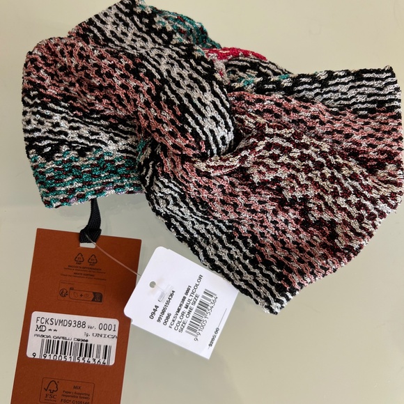 MISSONI Chevron Knotted Headband main image 9